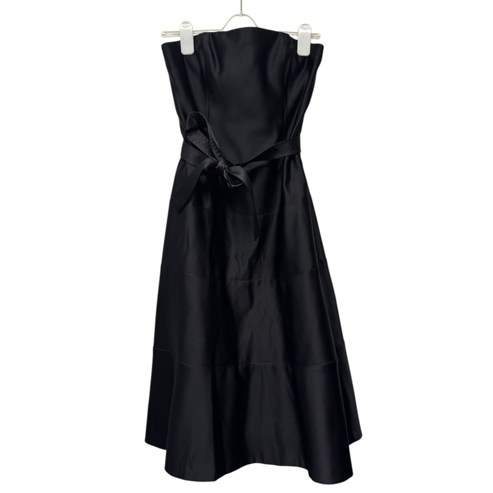Elegant Black Strapless BCBG Cocktail Dress size 8